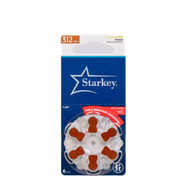 Pilas para Audífono # 312 Marca Starkey 1.45 (BLISTER)